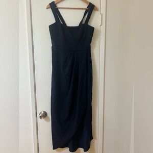 Elegant Navy Evening Dress